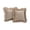 Brown, variant on Anvora 2Pack Yellow Gingham Plaid Ruffle Throw Pillow Covers, Farmhouse Rustic Vintage Checkered Pillow Cases, Soft Cotton Cushion Covers for Farmhouse, Bed Living Room and Sofa Decor -18"x18"