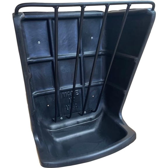 Scenic Road SRPF Heavy Duty Poly Hay & Grain Feeder - Black