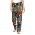 thumbnail image 2 of Lsque Mario Print Women's Pajama Pants, Lounge Pant - Comfortable Home Wear,Elastic Waistband, Stylish Design-XX-Large, 2 of 9