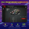thumbnail image 3 of M814RGB-PRO 2.4G/Wired/Bluetooth Triple Modes Gaming Mouse 8000DPI Rapid Fire Buttons-Redragon, 3 of 15