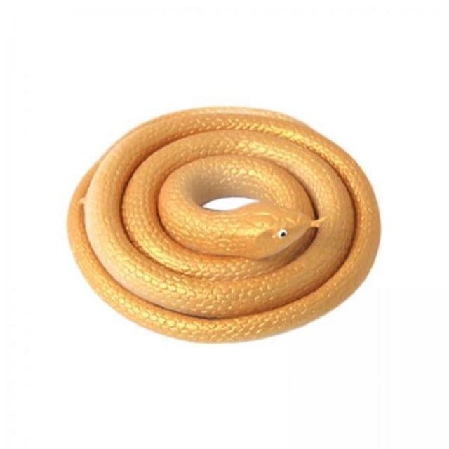 Juguete de serpiente de goma falsa,Juguetes de goma falsos realistas de la serpiente para los apoyos del jardín,Simulación de figuras de animales Animal serpiente de la selva,Accesorios Scary