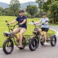 thumbnail image 6 of Gocio Peak 1000W Electric Tricycle, 20" x 4.0 Fat Tire Foldable Electric Tricycle, 48V 18AH Large-Capacity Battery E Trikes,7 Speed 3-Wheel Electric Bike for Adults UL2849 Certified, 6 of 13