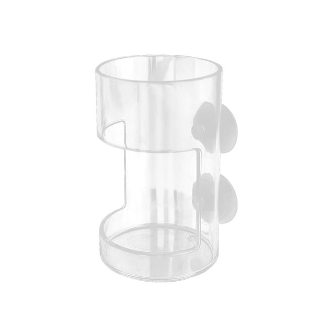 Piwvid Suction Cup Fish Feeder, Aquarium Feeding Ring with Floating Food Tray, Fish Tank Station Accessory for Controlled Feeding, Includes Feeding Tube