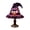 Purple, variant on Light Up Halloween Decor Witch Hat Lamp, LED Halloween Night Light, Halloween Decorations Indoor, Witchy Decor for Shelf Mantel Table