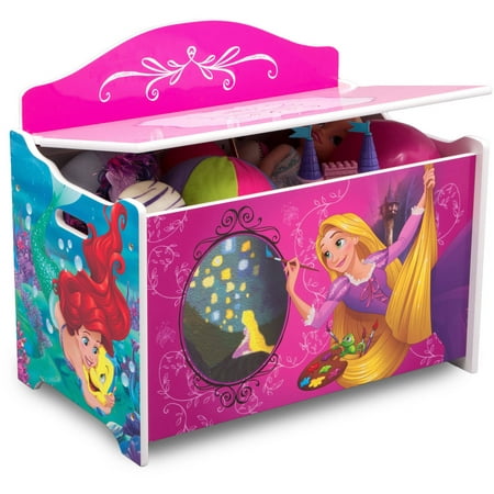 Disney Princess Deluxe Wood Toy Box by Delta