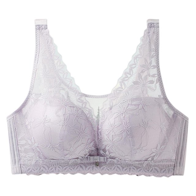Womans Large Size Ventilate Rear Four Buckle Bra Without Steel Rim
