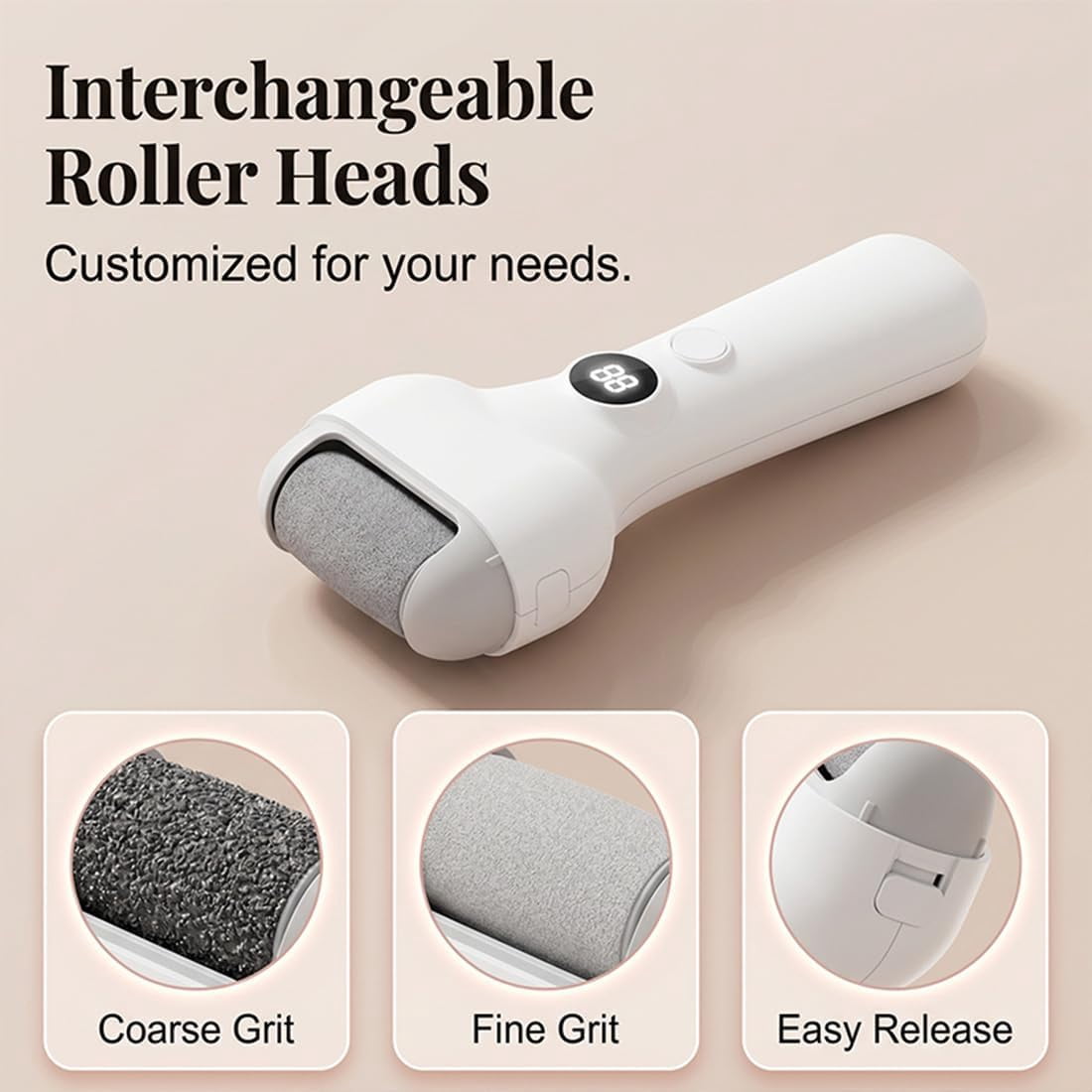 Rechargeable Electric Pedicure Tool with Smart Pressure Sensor – picture 6