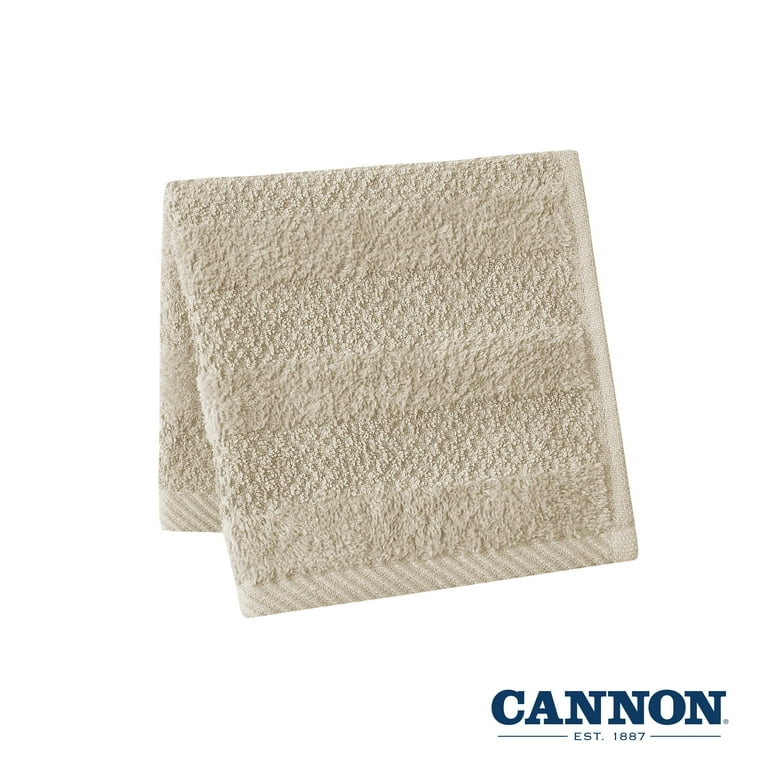 Cannon Shear Bliss Quick Dry 100 Cotton 6 Piece Towel Set for Adults Oatmeal Walmart