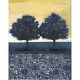 thumbnail image 3 of Wyatt Jr., Norman 20x24 Black Modern Framed Museum Art Print Titled - Blue Lemon Tree II, 3 of 5