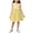 Yellow, variant on Tulle Ruffle Sleeve Bow Dress for Girls Kids Flower Girl Birthday Party Outfit Princess Wedding Guest Casual Polyester Yellow,Size 3-4 T