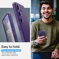 thumbnail image 4 of Funda para teléfono móvil Spigen Galaxy S24 TPU de grado militar, color morado, 4 of 7