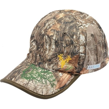 BUILTCOOL Mesh Cooling Baseball Hat - Moisture Wicking Ball Cap for Hot Weather, Running, Tennis, and Golf Camo One Size