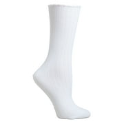 Angle View: HUE Womens Scalloped Pointelle Lightweight Socks