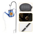 thumbnail image 2 of Luz De Regadera La regadera solar enciende la decoración hueca del jardín de la lámpara del césped de la caldera del hierro 600mAh IP65 Ndcxsfigh Para estrenar, 2 of 8