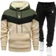 thumbnail image 5 of 2024 ropa de hombre, sudadera informal, traje, sudaderas para hombre, sudaderas con capucha Tricolor diarias, chándal deportivo para correr de alta calidad, 5 of 5
