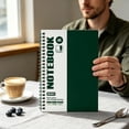 thumbnail image 5 of MMJ A5 Thick Lined Notebook Vintage Hardcover Journal Coil Binding 5 Pack Writing Notepad Office Daily Diary Note Taking, 5 of 6