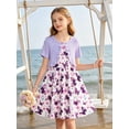 thumbnail image 3 of Lanbubble Girls Dresses Sleeveless Summer Dress with Cardigan for Kids Casual, 5-6 Years, 3 of 6