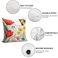 thumbnail image 3 of Pioneer Flower And Butterfly Pillow Covers,Pioneer Flower And Butterfly Throw Pillow Covers 18"×18" ,Living Room Sofa Couch Pillow Covers,Decorative Pillow Covers, 3 of 7