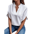 thumbnail image 1 of Blusa de para Mujer, Cuello en V, Estilo Túnica Elegante. XXL, 1 of 5