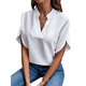 thumbnail image 1 of Blusa de para Mujer, Cuello en V, Estilo Túnica Elegante. XXL, 1 of 5