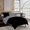 thumbnail image 2 of Full XL 100% Cotton Jersey Knit Light Grey Sheet Set - Extra-Soft, Breathable & Hypoallergenic - 15" Deep Pockets, 54" x 80" - Ideal for Extra Long Full Beds, 2 of 6