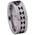 thumbnail image 3 of Diamond Tungsten Carbide Ring, 3 of 9