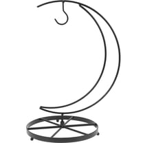 HAMPPLIES 1Pcs Moon Shape Iron Banana Grape Hanger Stand For Dining Room Table Fruit Hangers