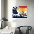 thumbnail image 3 of Nawypu  Anime Poster Wano Country Oda's Art Ukiyo-e Canvas Painting Thousand Sunny HD Wall Art for Living Room Decor Aesthetic Prints Boy Gift, 3 of 4