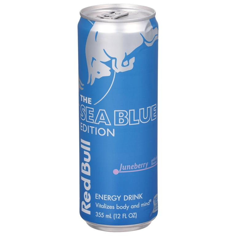 Red Bull, Energy Drink, Sea Blue Edition, Juneberry, 12 fl oz