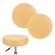 thumbnail image 1 of Uxcell 2-Pack Fundas Redondas para Taburetes de Bar, para Sillas de 12-14 Pulgadas, Fundas de Asiento PU Impermeables con Bandas Elásticas [Amarillo], 1 of 1