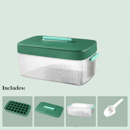 

Ice C-ube Set 28 Grids Ice C-ube Container for Chilled Drinks Whiskey Cocktail Ice C-ube Storage