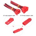 thumbnail image 4 of Jst Wire Jst 2 Pin Cable Silicone 20Pcs Jst Male Cables 20Pcs Jst Female Cables 24 Awg 2 Pin Connector Wire For Rc Lipo Battery, 4 of 7