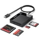 thumbnail image 1 of Lector de tarjetas de memoria UGREEN USB C 4 en 1 para iPhone, MacBook, 1 of 9