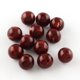 thumbnail image 1 of Round Imitation Gemstone Acrylic Beads Dark Red 8mm Hole: 2mm, 1 of 1
