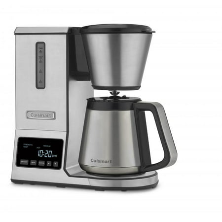 Cuisinart PurePrecision 8 Cup Pour-Over Coffee Brewer with Thermal Carafe, Stainless (Best Coffee Maker With Carafe And Single Serve)