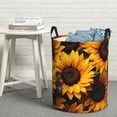 thumbnail image 5 of Cauagu Vibrant Sunflower Blooms for Laundry Basket,Collapsible Organizer Basket for Storage Bin Toy Bins Gift Baskets Bedroom Clothes Children Nursery Hamper -Small, 5 of 7