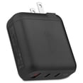 thumbnail image 3 of Cargador de pared Getttech GBD-WC70B carga rápida 700w GaN USB-C / USB-A enchufe plegable mecanismos de protección, 3 of 7