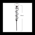 thumbnail image 3 of PluvióMetro en Espiral de Vidrio de Capacidad,PluvióMetro Colgante de PáJaro de Hierro Fundido,Medidor de Agua de Lluvia para JardíN Que Mide con de Metal, 3 of 7