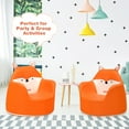 thumbnail image 4 of Costway Fox Kids Sofa Seat Toddler Children Armchair Couch Birthday Gift Boy & Girl Orange, 4 of 10