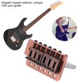 thumbnail image 2 of Greensen 6-String Electric Guitar Tremolo Bridge System for ST Guitar Copper Color, electic guitar bridge,tremolo bridge, 2 of 5