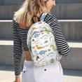 thumbnail image 6 of Yiaed Dinosaur Print Backpack, Premium Laptop Backpack, Travel Backpack for Women, Lightweight Backpacks, Comfortable Back Pack-Medium, 6 of 7