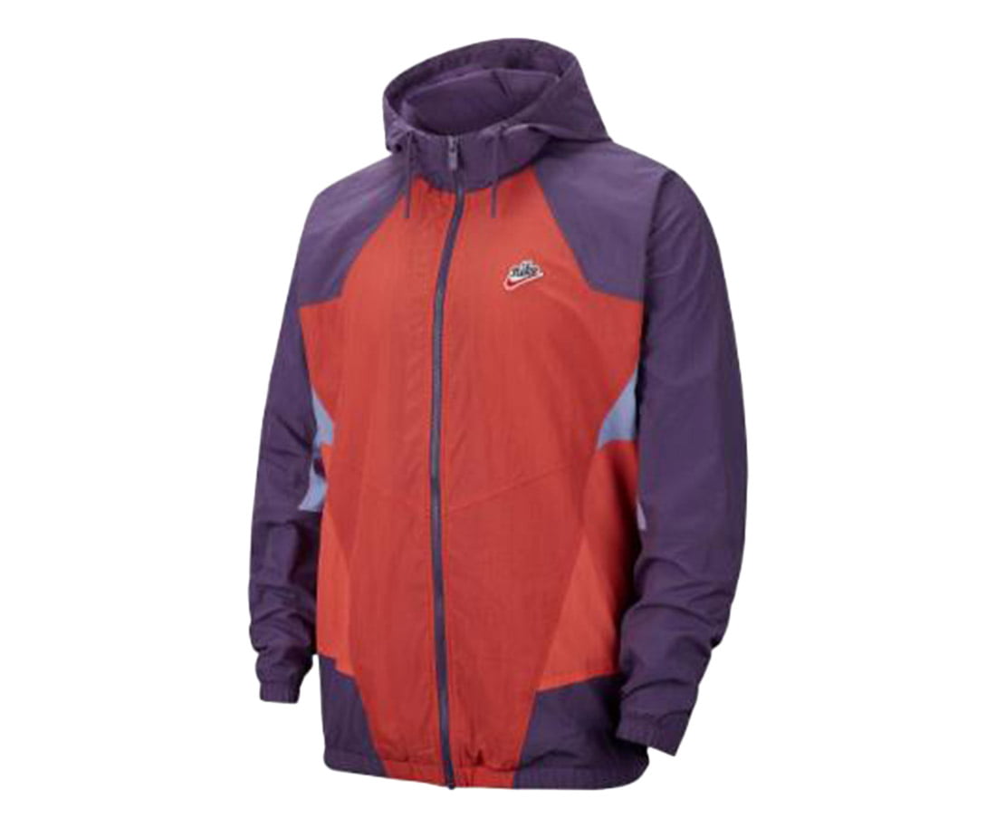 Nike Heritage Jacket Mens Active Hoodies Size L, Color: Purple - Walmart.com