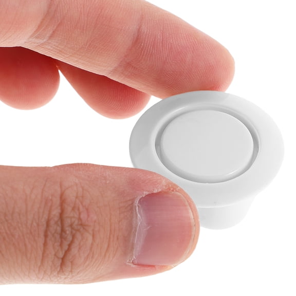 Tineasur White Rubber Bumper Hole Covers 20 Pieces Easy Install Vehicle Accessories