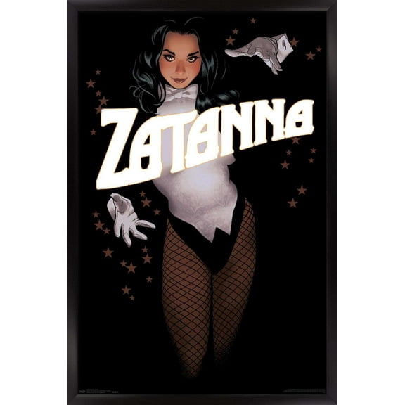 DC Comics - Zantanna - Alex Ross Portrait Wall Poster, 14.725" x 22.375", Framed