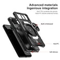 thumbnail image 5 of For Schok Volt SV55 SV55216 Robotic Ring Hybrid Kickstand Phone Case Cover - Black, 5 of 5