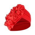 thumbnail image 2 of Jusqu'à 10$ Casquettes de Baseball Rouges Femmes Chapeau de Perles Indien Musulman Chapeau de Chimiothérapie Bonnet Enveloppant, 2 of 2