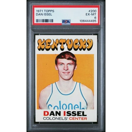 Graded 1971 Topps Dan Issel #200 Rookie RC Basketball Card PSA 6 EX-MT