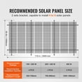 thumbnail image 3 of KFFKFF Pair of Solar Panel Support Structures, Flexibly Adjustable 30°-60° Multi-Unit Solar Panel Holders for 4-8PCS Solar Panels, Durable Carbon Steel Solar Panel Base for Agricultural Lands, Recrea, 3 of 9