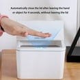 thumbnail image 3 of TOPRenddon Automatic Touchless Motion Sensor Trash Can, 4 L, Plastic, Rectangular, Hands-Free Kitchen Trash Can, 3 of 9