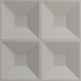 thumbnail image 5 of Ekena Millwork 11 7/8"W x 11 7/8"H Swindon EnduraWall Decorative 3D Wall Panel, Bright Coat Gold (12-Pack for 11.76 Sq. Ft.), 5 of 6